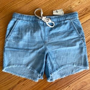 Brand new Aerie denim shorts. Elastic waist and comfy material.